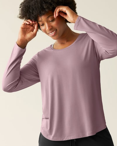 Kindred Bravely Bamboo Maternity & Nursing Long Sleeve T-shirt | Dusty Mauve
