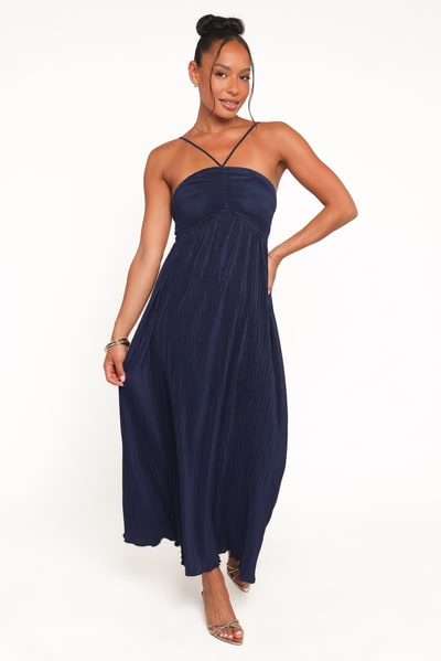 Petal & Pup Polly Halterneck Maxi Dress