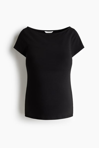H&M MAMA Boat-Neck Top