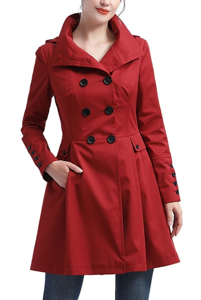 Kimi + Kai Kimi + Kai Women's "Ellie" Waterproof Trench Coat