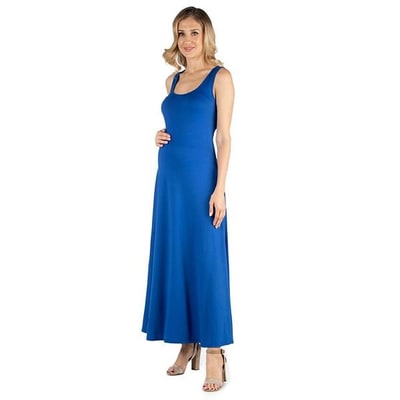 Kohl's Maternity 24Seven Comfort Apparel Slim Fit A-Line Sleeveless Maxi Dress