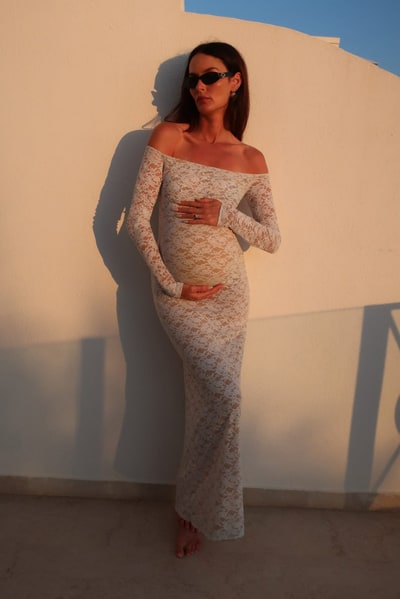 BUMPSUIT Off The Shoulder Lace Dress