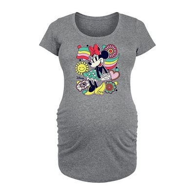 Kohl's Disney's Minnie Mouse Maternity Collage Graphic Tee