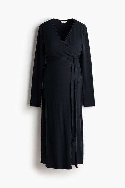 H&M MAMA Nursing Wrap Dress