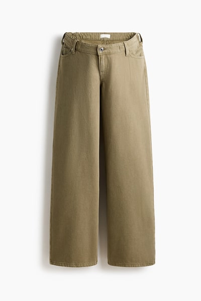 H&M MAMA Wide Low Jeans