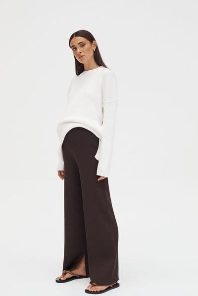 Legoe Heritage Celeste Wide Leg Pant (Chocolate)