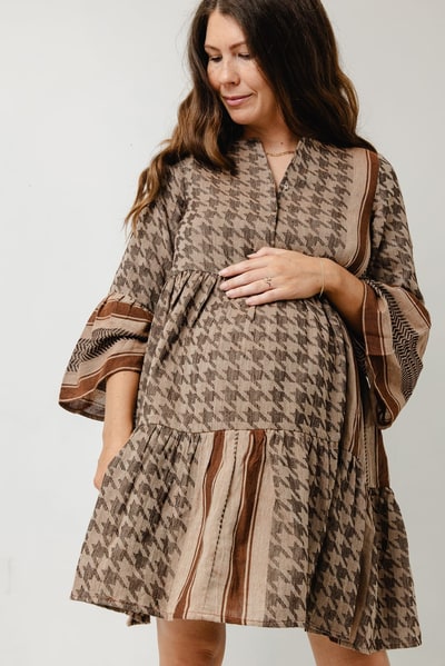 For The Creators Julia Dress Spray/Chestnut