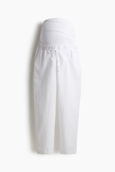 H&M MAMA Linen-Blend Pants
