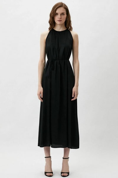 For The Creators Clarissa Dress with Belt in Black