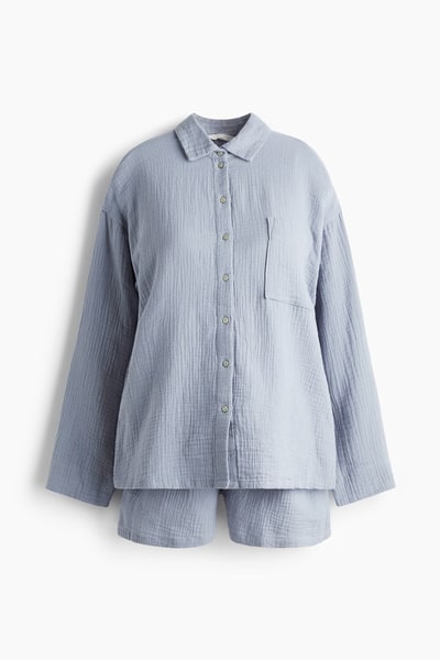 H&M MAMA Before & After Muslin Pajamas