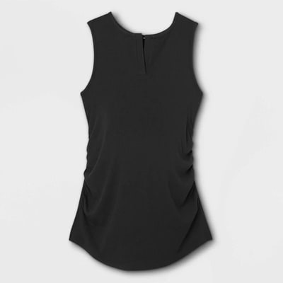 Target Rib Maternity Tank Top - Isabel Maternity by Ingrid & Isabel™ Black S: Heavyweight Knit Pullover
