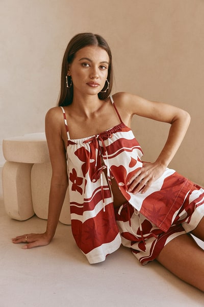 SABO Zuma Top - Sienna Sunset