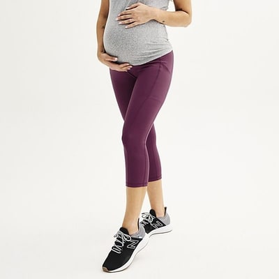 Kohl's Maternity Tek Gear® Ultrastretch High Rise Capri Pants