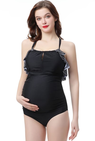 Kimi + Kai Kimi + Kai Maternity "Baylee" UPF 50+ One Piece Swimsuit