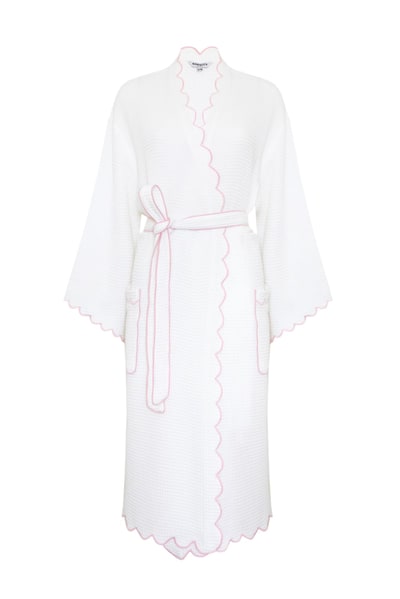 For The Creators Rose Arabella Scallop Maternity Robe