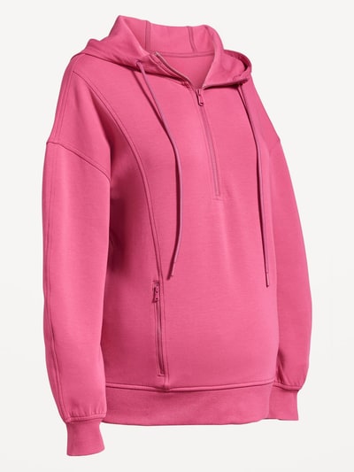 Old Navy Maternity Dynamic Fleece Half-Zip Hoodie