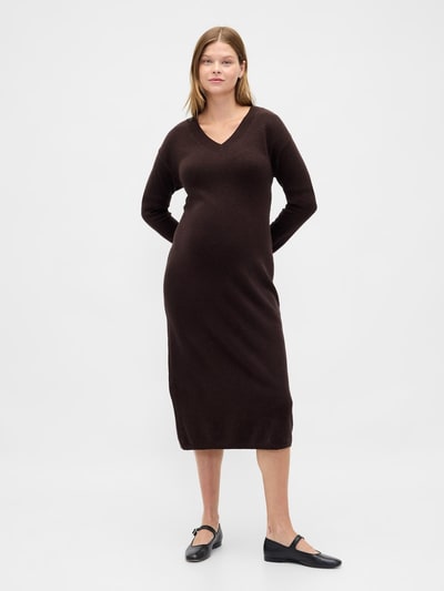 Gap Maternity CashSoft V-Neck Sweater Dress