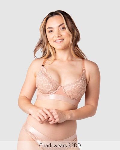 Hotmilk Lingerie Warrior 2.0 Plunge Nursing Bra - Bronze