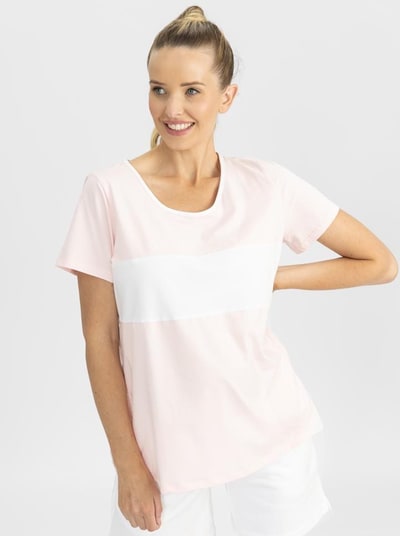 Angel Maternity Maternity and Nursing T-Shirt in Pink