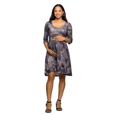 Kohl's Maternity 24Seven Comfort Apparel Fit & Flare Dress