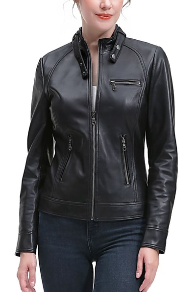Kimi + Kai Kimi + Kai Women's "Emy" Leather Moto Jacket