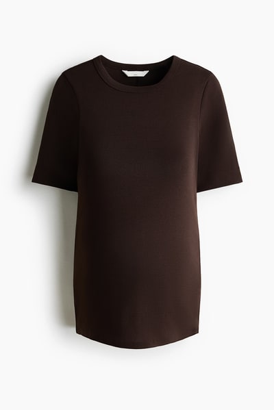 H&M MAMA Fitted T-Shirt