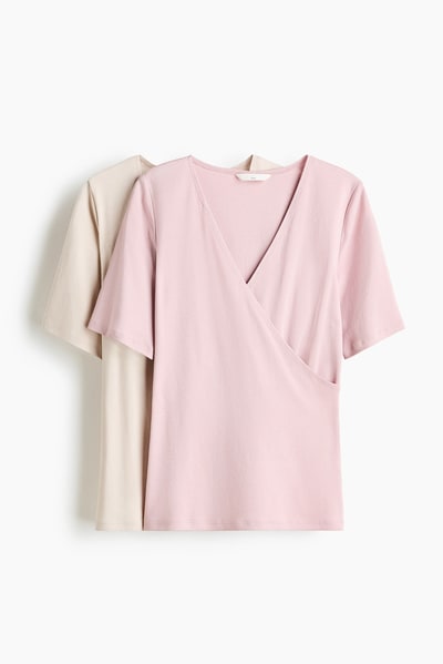 H&M MAMA 2-pack Nursing Tops