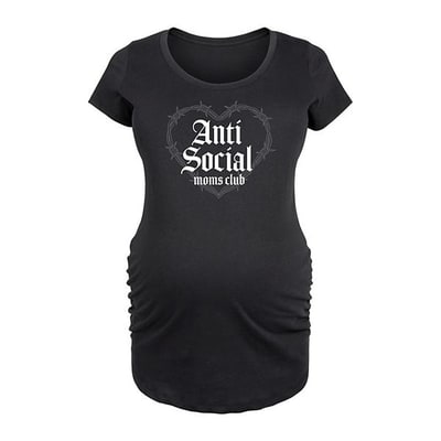 Kohl's Maternity Anti Social Mom Club Graphic Tee