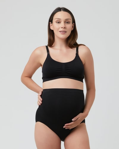 Ripe Maternity Seamless Nursing Bra Black