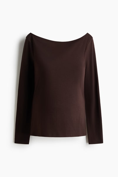 H&M MAMA Boat-Neck Top