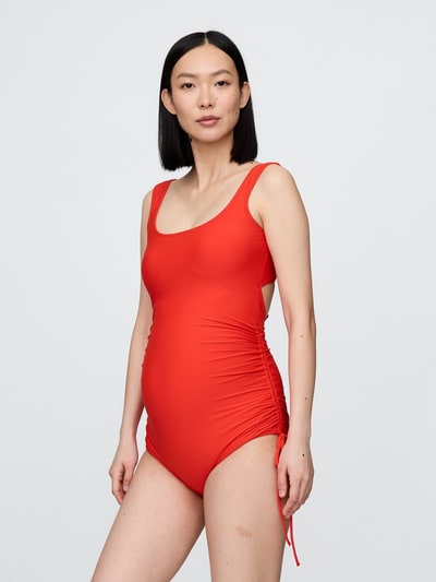 Gap Maternity Tie-Back One-Piece Swimsuit