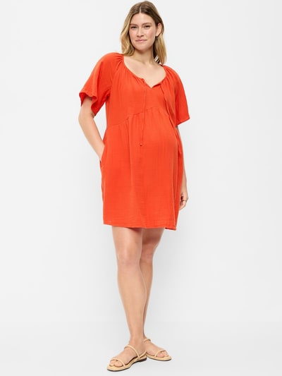 Old Navy Maternity Flutter-Sleeve Mini Dress