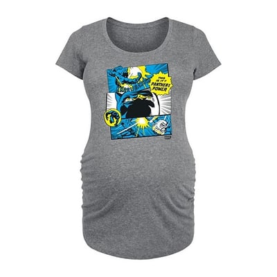 Kohl's Maternity Marvel Black Panther Comic Panels Graphic Tee