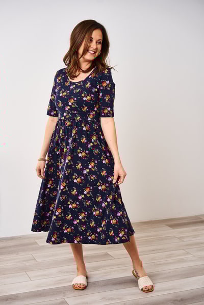 Latched Mama Latched Mama Classic Cotton Nursing Dress