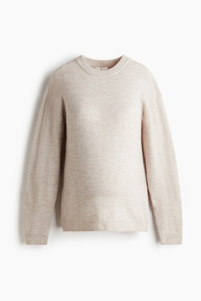 H&M MAMA Slit-Hem Sweater