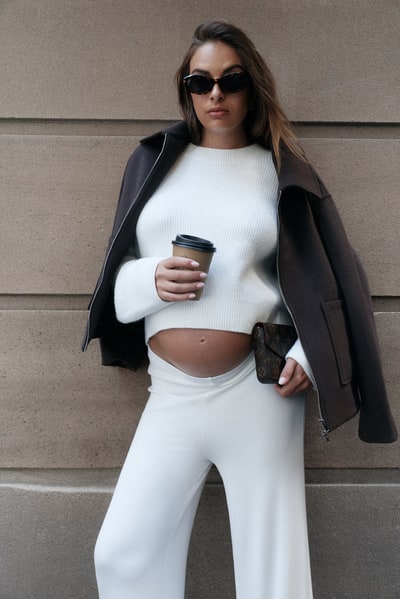 Legoe Heritage Collar Zip Bomber (Chocolate)