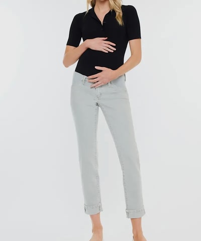 Bump City The Maternity Gray Jean