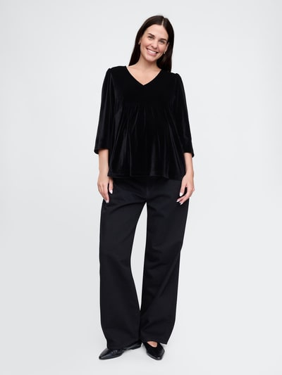 Gap Maternity Velvet Top