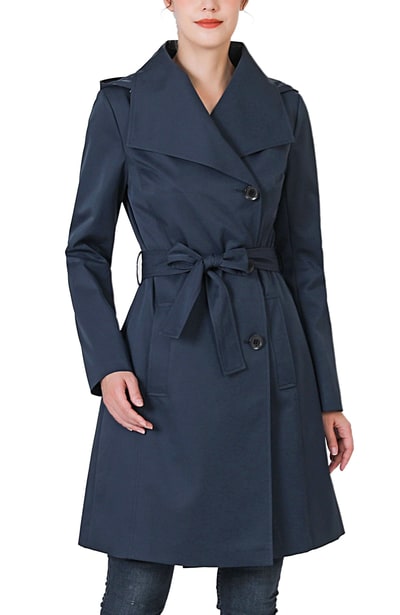 Kimi + Kai Kimi + Kai Women's "Elsa" Hooded Trench Coat