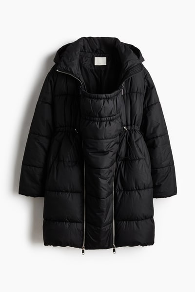 H&M MAMA Before & After Babywearing Puffer Coat
