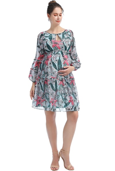Kimi + Kai Kimi + Kai Maternity "Nia" Babydoll Dress