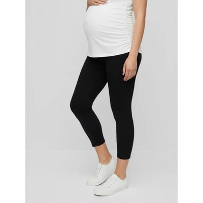 Target Women's Basic Secret Fit Belly Maternity Crop Leggings - Black - Size: Small - Motherhood Maternity