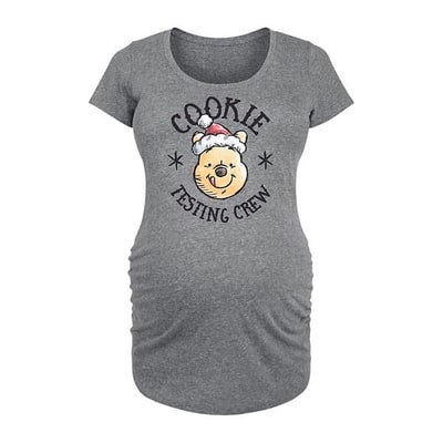 Kohl's Disney's Winnie the Pooh Maternity Cookie Testing Crew Graphic Tee