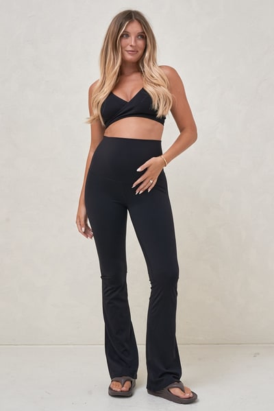 Bae the Label Bodybase Evolve Flare Legging- Blk
