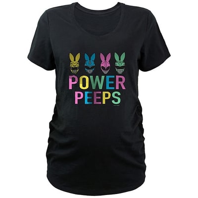 Kohl's Maternity Power Rangers Power Peeps V-Neck Graphic Tee