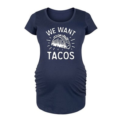 Kohl's Maternity We Want Tacos Graphic Tee