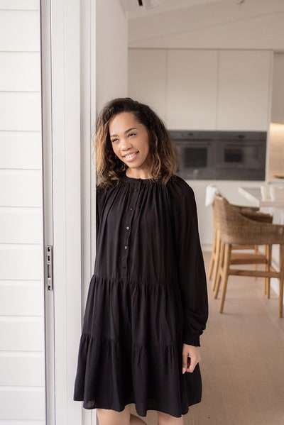 Close to the Heart FINAL SALE Button Tiered Dress