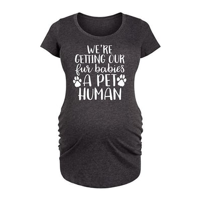 Kohl's Maternity Fur Babies A Pet Human Graphic Tee