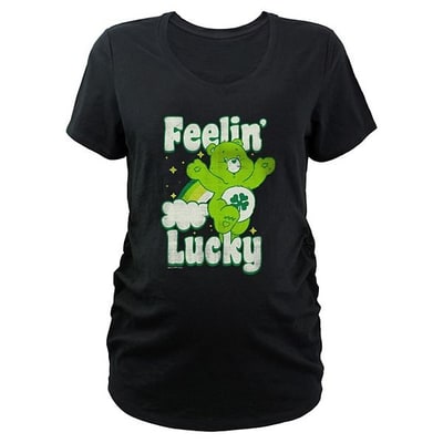 Kohl's Maternity Care Bears Good Luck Bear Rainbow Feelin' Lucky Graphic Tee