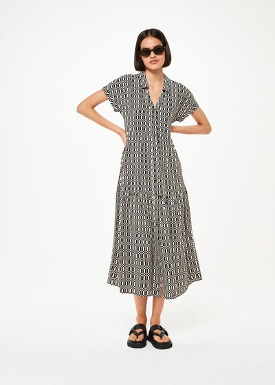 For The Creators Link Check Print Dress